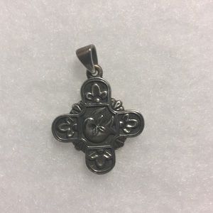 James Avery sterling silver cross with dove